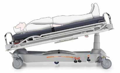 Available in wall, ceiling or mobile mount Made in Switzerland Ceiling Mount Wall Mount OR Mobile Mount SLIM PATIENT TROLLEY Made in Europe, the SLIM patient trolley is beutifully engineered