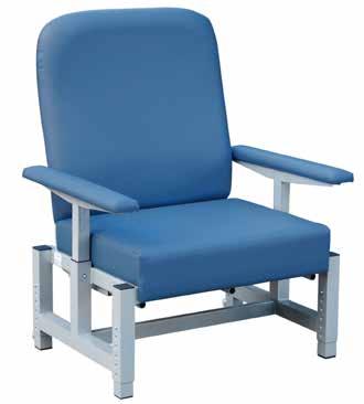 legs Adjustable arms Seat width: 700-900mm wide Arm height Seat depth