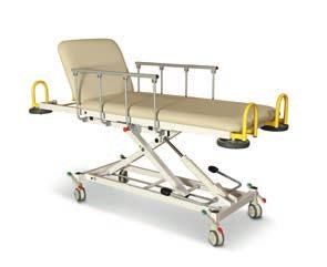 Basic equipment: - Lying surface 2-parts: - Head part stepless upwards adjustable from 0 to +65 - Foot part fixed - Upholstery made in half-soft working for increased lying comfort.