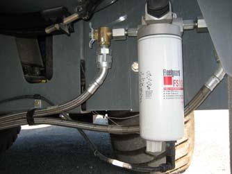 Fuel / water separator w/