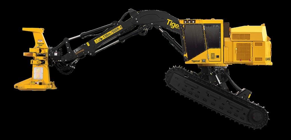 THE L845E Equipped with Tigercat s levelling