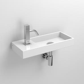 CL/03.13134 Mini Wash Me wash-hand basin left (45 x 19 x 6 cm) aluite CL/03.