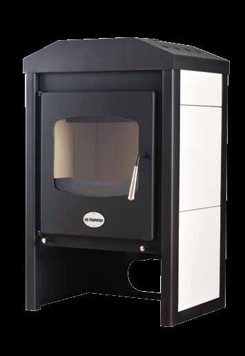pre-heated air, which flows onto the glass from the upper part of the stove These stoves comply with