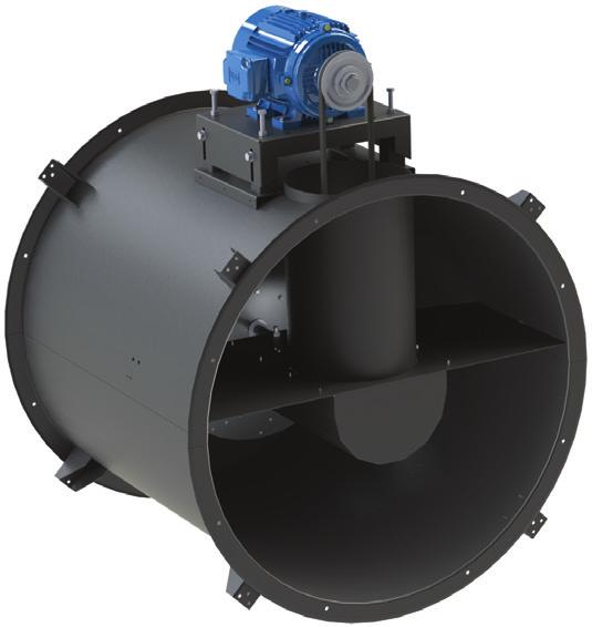 MODEL FEATURES Rated up to 20,000 CFM in static pressure applications up to 2-1/2 w.g.