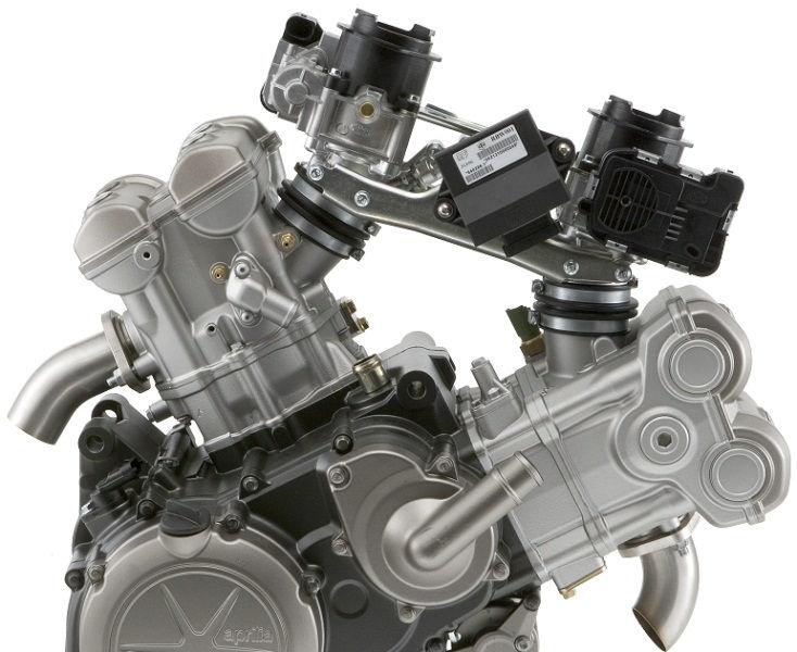 SEVEN FIFTY TWIN ENGINE PERFORMANCE Aprilia 750 cc longitudinal 90 V twin four stroke.