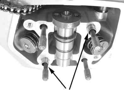 If there is interference, shave off the interfering parts on the cam shaft holder so it is free