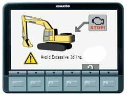 To achieve both high levels of productivity and economical performance, Komatsu has developed the main components with a total control system.