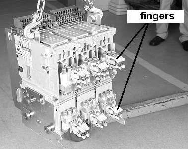 Finger clusters can be ordered as spares or for replacing them if they are damaged during shipping (Ordering Info, next page). Figure 34.
