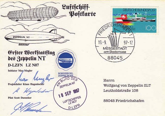 the 28 July 1931 usage is so far the last documented usage of the lz-127 GrAF Zeppelin on-board cachet, and the last usage of any on-board cachet prior to world war 2: the other two airships lz-129