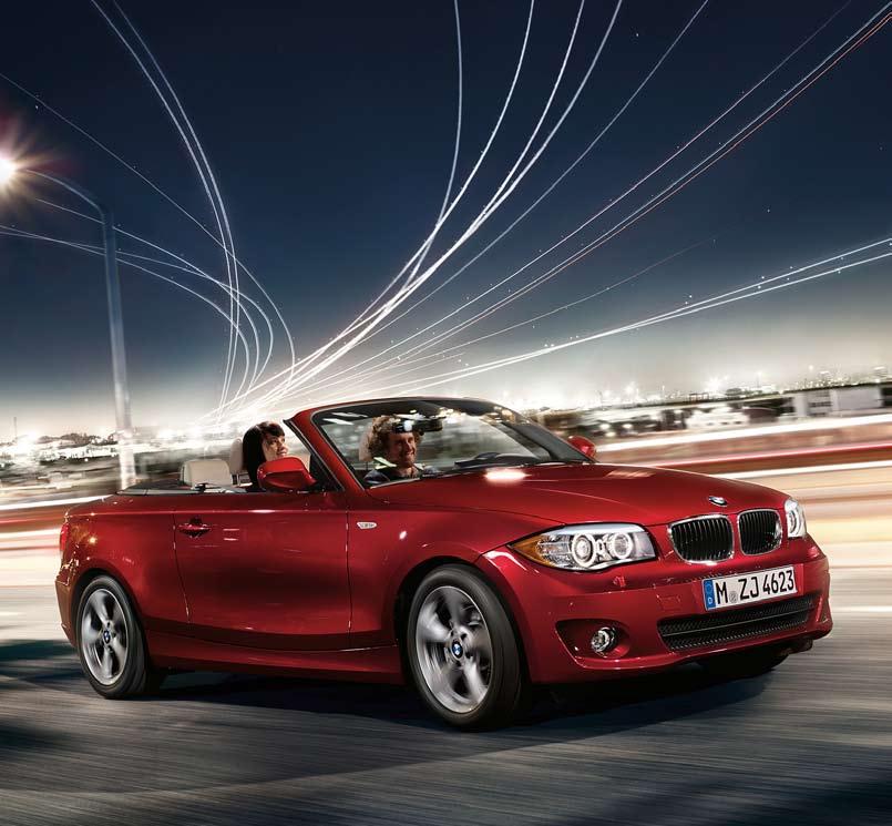 2012 BMW 1 Series Convertible The Ultimate Driving Machine THE BMW 1 SERIES CONVERTIBLE STANDARD AND
