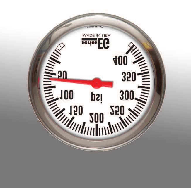 EG1 SERIES ANALOG READING ELECTRONIC GAUGES CASE - Anodized Aluminum. LED Lighted. Matches, and is interchangeable with, standard mechanical FA-Series fire apparatus gauges.