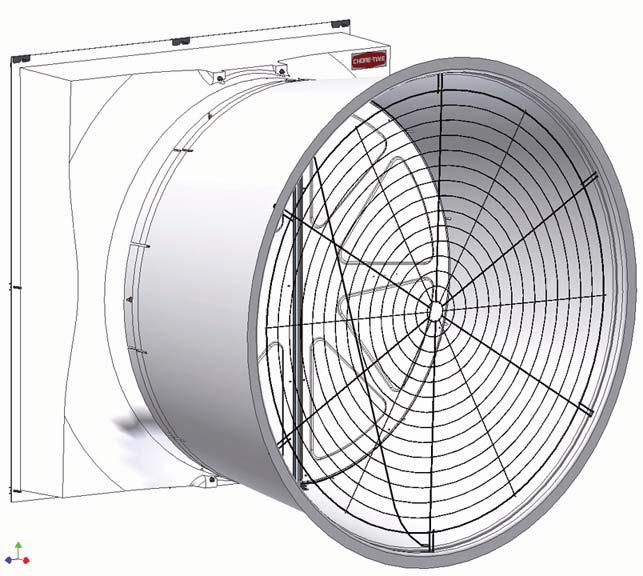 5" Turbo Fan with Hyflo Door Installation & Operator s Instruction Manual Fan Type Fan Assembly Part No. Voltage Hz Ph HP Fan rpm cfm @.0" w.c. cfm/watt.0" w.c. Standard 49740-* 30 60.5 564 4900 0.