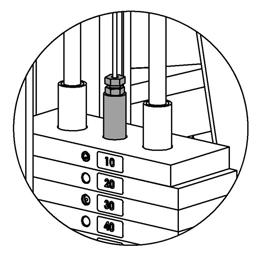 The cable guard tab should be positioned so that it is in the middle of the cable wrap on the 3 1/2 Pulley, between points A and B.