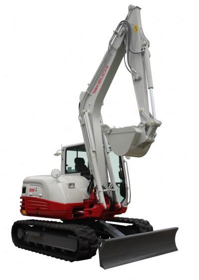SUMMARY TAKEUCHI TB285LSA C MIDI EXCAVATOR 4TNV98T Yanmar engine, 4 - valves per cylinder, turbocharged, 74 hp, Tier 3, low emissions and low noise.