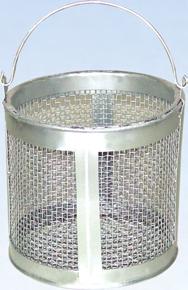 HA50.40 Density Basket IS : 2386 (Part III) - 1963 For determination of specific gravity and water absorption of aggregate. It is made of G.I. wire-mesh of approximate size 20 cm dia x 20 cm high.