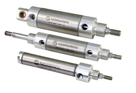 RPHD Series Magnetic Roundline Plus Stainless Steel Body Cylinders Double acting 9/16" - 2-1/2" bores Technical Data Medium: Filtered, lubricated or nonlubricated, compressed air Maximum Operating