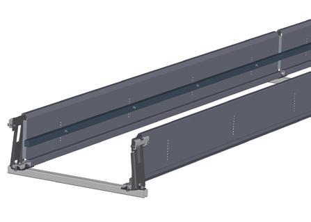 The shelves are matched to the available chain widths. Type Order No. Designation Width RBT 037 100000003700 Shelf 37.0 2.