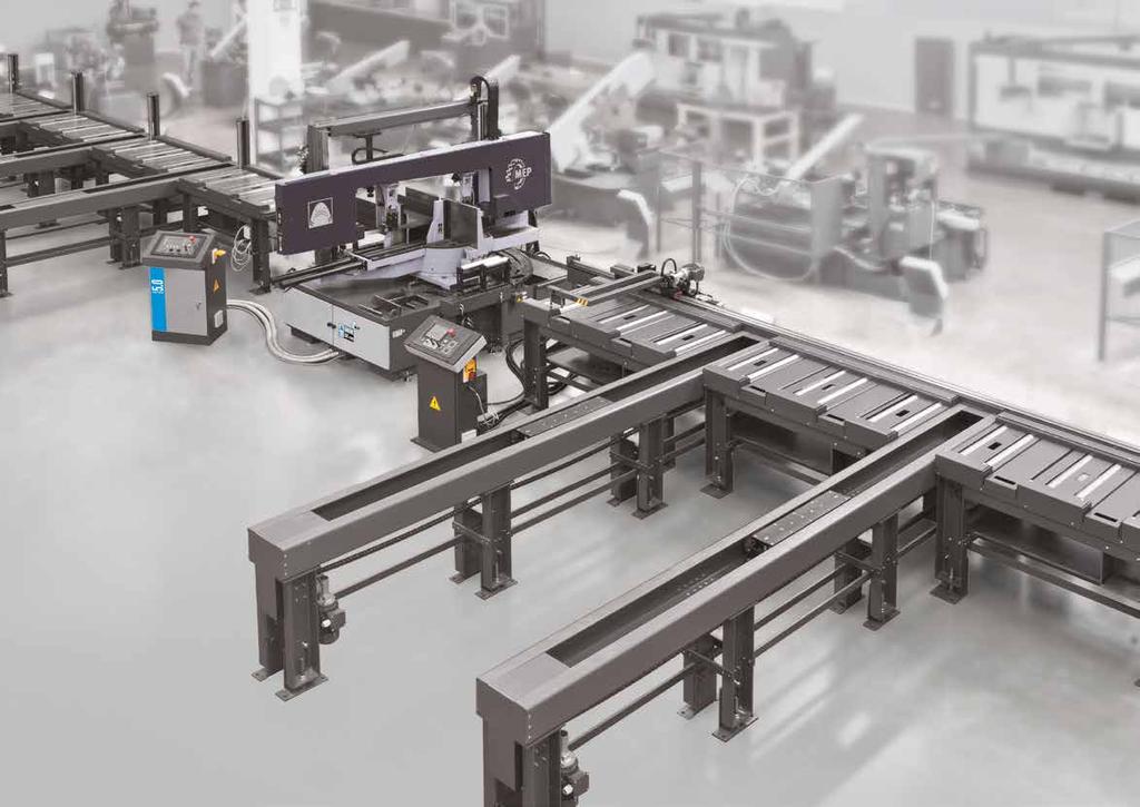 DESIGN AND PRODUCTION OF CUSTOM CUTTING LINES MEP s passionate team of designers and technical experts use the latest mechanical design software to keep at the forefront of metal cutting technology,