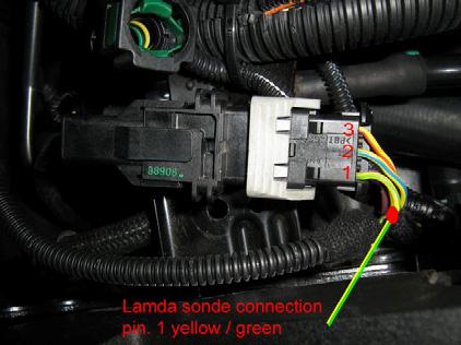 Wire number/ code Wire colour Connection Volvo Injection module Pin A8 Yellow-Green Make a parallel