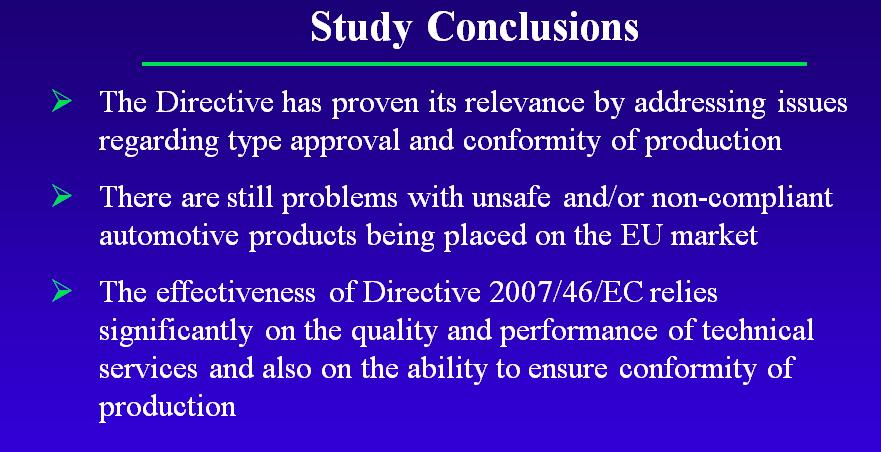What have we done so far? 3. Ex-post evaluation study (2011) http://ec.europa.