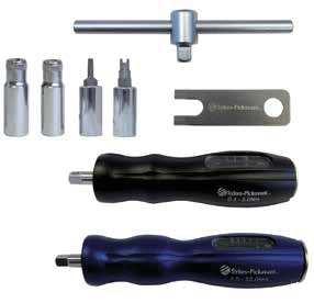 SCREWDRIVERS TORQUE SCREWDRIVERS Sykes-Pickavant torque screwdrivers are precision tools for critical torque setting on automotive components such as sensors, glow plugs, plastic fixtures and TPMS