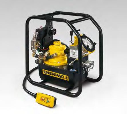 ZA4T-, Air Driven Torque Pumps ZA4204TX-ER Tough, Dependable Innovative Torque Wrench Hoses Use Enerpac twin safety hoses to connect your torque wrench to the pump.