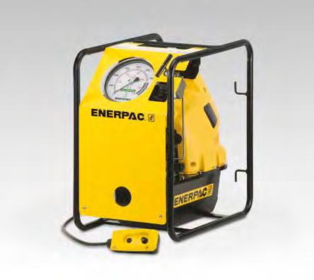 ZUTP-, Electric Tensioning Pumps ZUTP-1500E Reliability, Power and Precision Applications The Enerpac ZUTP- electric pump is ideally suited for use with hydraulic bolt tensioning tools and hydraulic