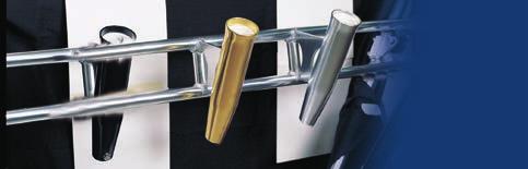 STAINLESS STEEL ROD HOLDER Made of investment-cast 316 stainless steel,