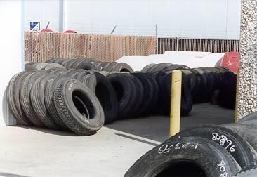 store tires in or near grease,