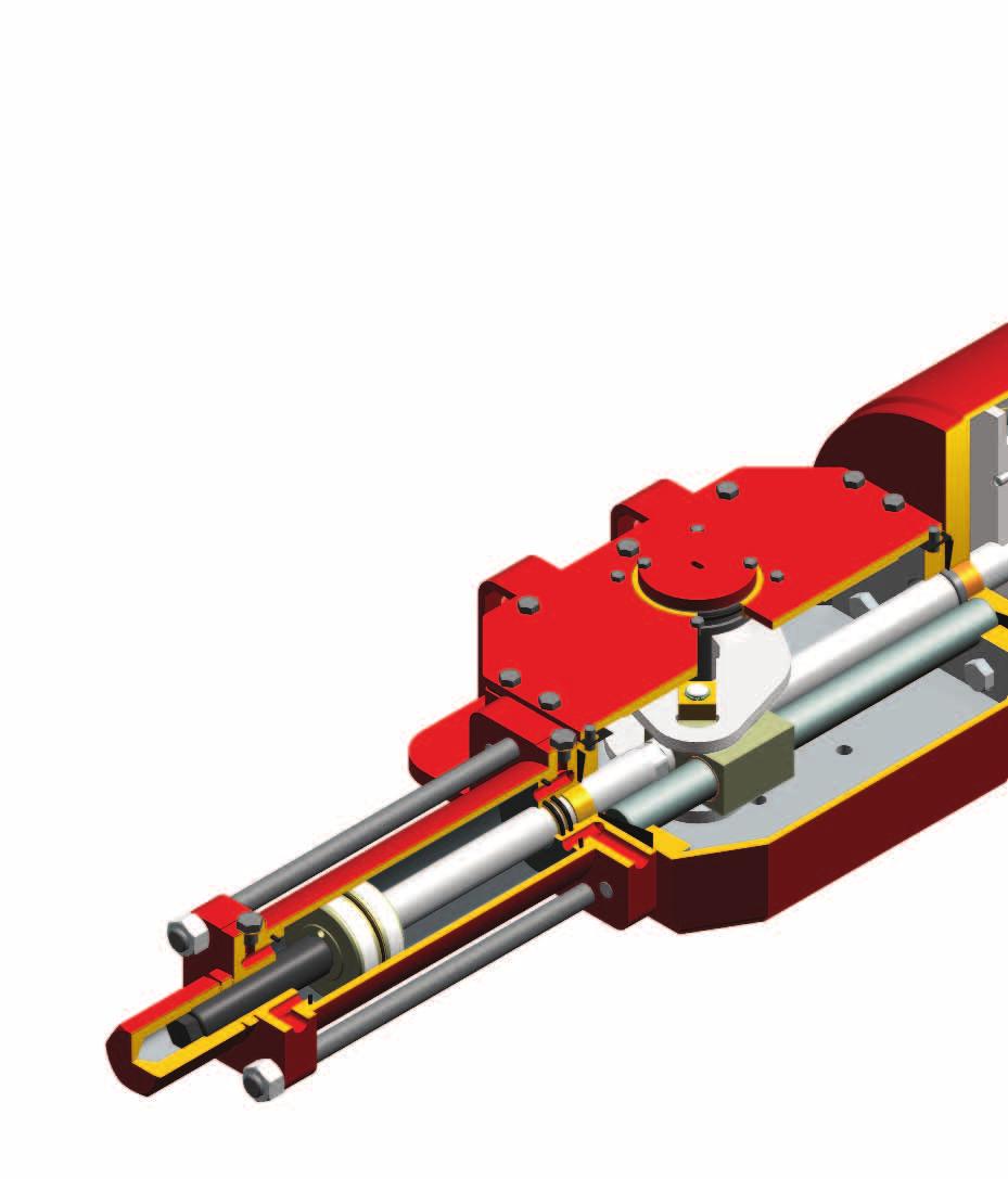 Inside the GP/GH Range Actuator Every Rotork Fluid Systems actuator is built to provide long and efficient service with minimum maintenance.