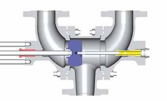Pressure loss in the inlet line is understood to be the pressure difference between the pressure in the vessel to be secured and the pressure in front of the safety valve.