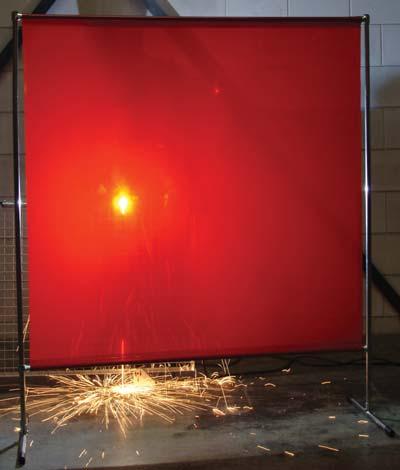 Welding Screen Curtain & Frame in one package The