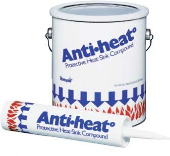 No protection Thermishield protected 8 Anti Heat Heat Sink A heat-absorbing compound specially formulated to