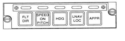 LNAV-LOC Pressing the LNAV-LOC button arms the autopilot to capture and track