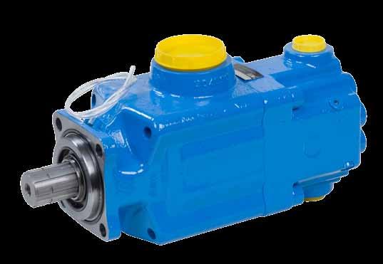 PA pumps --single flow from 12 cc to 114 cc/rev; --twin-flow from 2 x 32 cc to 2 x 75 cc/rev; --two different flows: 75-4 cc/rev.
