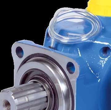 Shaft sealing LEDUC pumps destined for truck hydraulics are all fitted with reinforced sealing comprising: Example of tube attachment two radial seals: an external seal adapted to