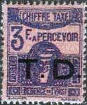 Postage Due stamps, ovpt in two parts, one stamp for the tax (applied to the parcel), and one for the delivery note.