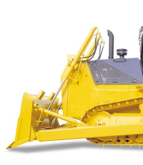C RAWLER D OZER WALK-AROUND The Komatsu SA6D125E-3 turbocharged aftercooled diesel engine provides an output of 142 kw 190 HP, with excellent productivity, and is Tier 2 EPA, EU, and Japan emissions