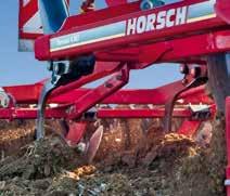 It is particularly suitable for cultivating heavy soils that have to be loosened deeply, but where harvest residues can only be mixed in in a shallow way to prevent rough soil from being transported