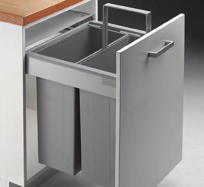 DRAWERS WESCO WASTE AND RUNNERS BINS TANDEMBOX Bin For use with Blum TANDEMBOX drawer (see page 1.