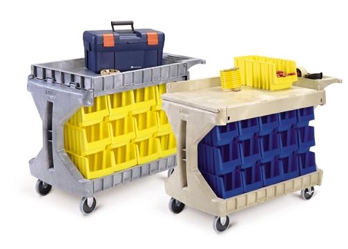 NSBEES TM The only small parts bin that can nest and stack, versatile NSBees help organize work areas and expand storage space.
