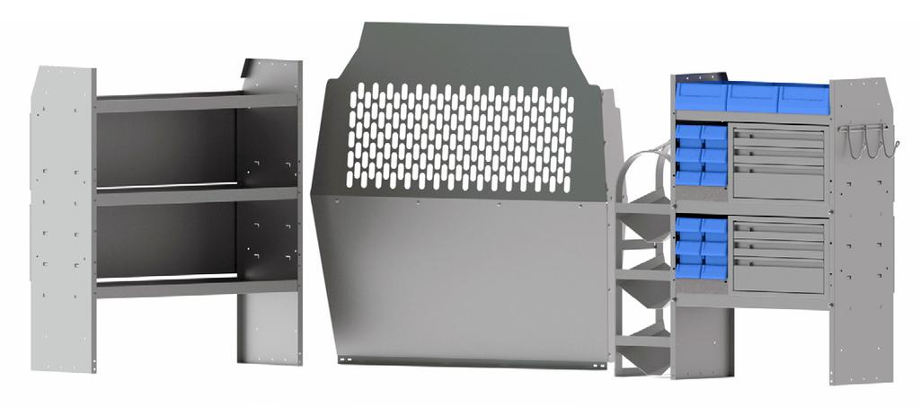 Refrigerant Tank Rack #000 Steel Drawer Cabinets #00 0" W Plastic Shelf Bins #000 -Prong J Hook TELECOM //