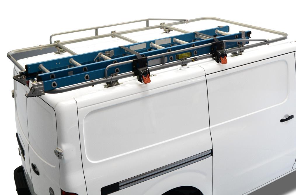 with Protective Rear Bar - Includes Wind Deflector #00 Retractable Ratchet Straps (Pair) " x ' - Mount Brackets Included #00 Extra