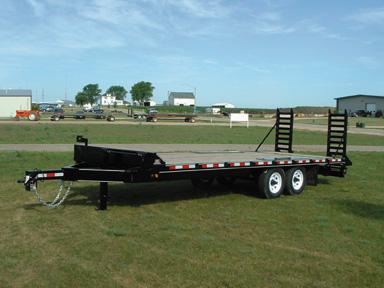 Deckover Equipment Trailer Selling Points 1. EZ-Lube axle. 2. Modular wire harness (molded, no connections). 3. All rubber mounted LED lights, DOT legal. 4. Flip-up ramps, heavy duty. 5.