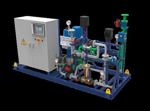 Option packages for our VarioCool pump and control skids Electrical wiring of the components: Control cabinet with complete PLC All components including the
