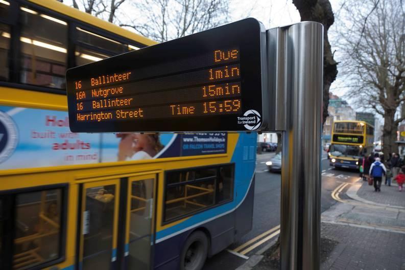 Customer Experience Real Time Passenger Information on-street units at ~ 500 bus stops now expanded list to NTA for further 400 Real time information available at all