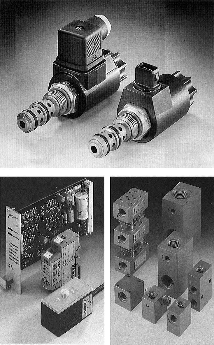 10 l/min Cartridge valves Control
