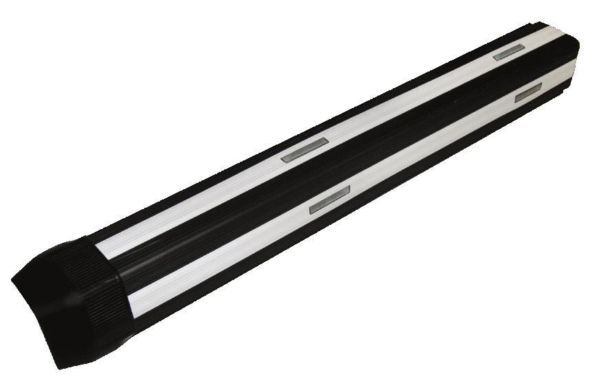 One or two rows of our unique two-inch light cells, The 2300 Series can be customized to meet the design criteria of any venue s steps through the use of available wiring options, end cap