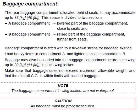 Baggage Compartment Notes Page 32 of 47