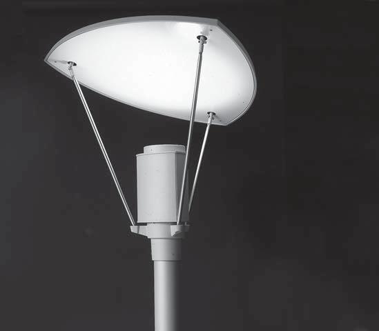 Asymmetric Distribution Symmetric Distribution LIGHTING CONCEPT The CYL-00 Indirect Post Top luminaires are available as asymmetric or symmetric, depending on the angle of illumination